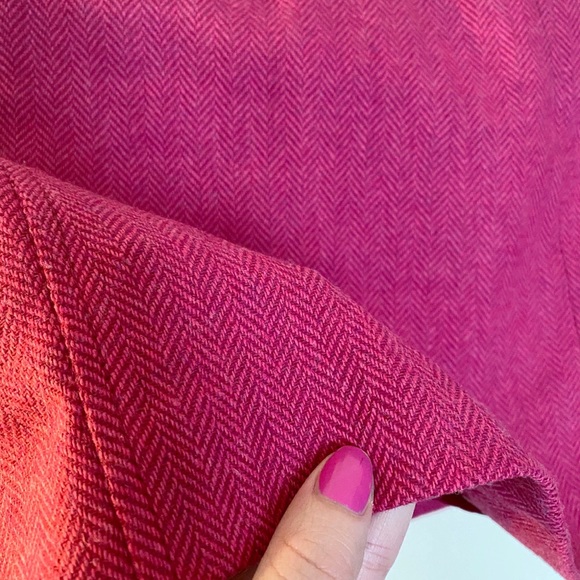 Hot Pink Fitted Mini Skirt - Picture 2 of 4